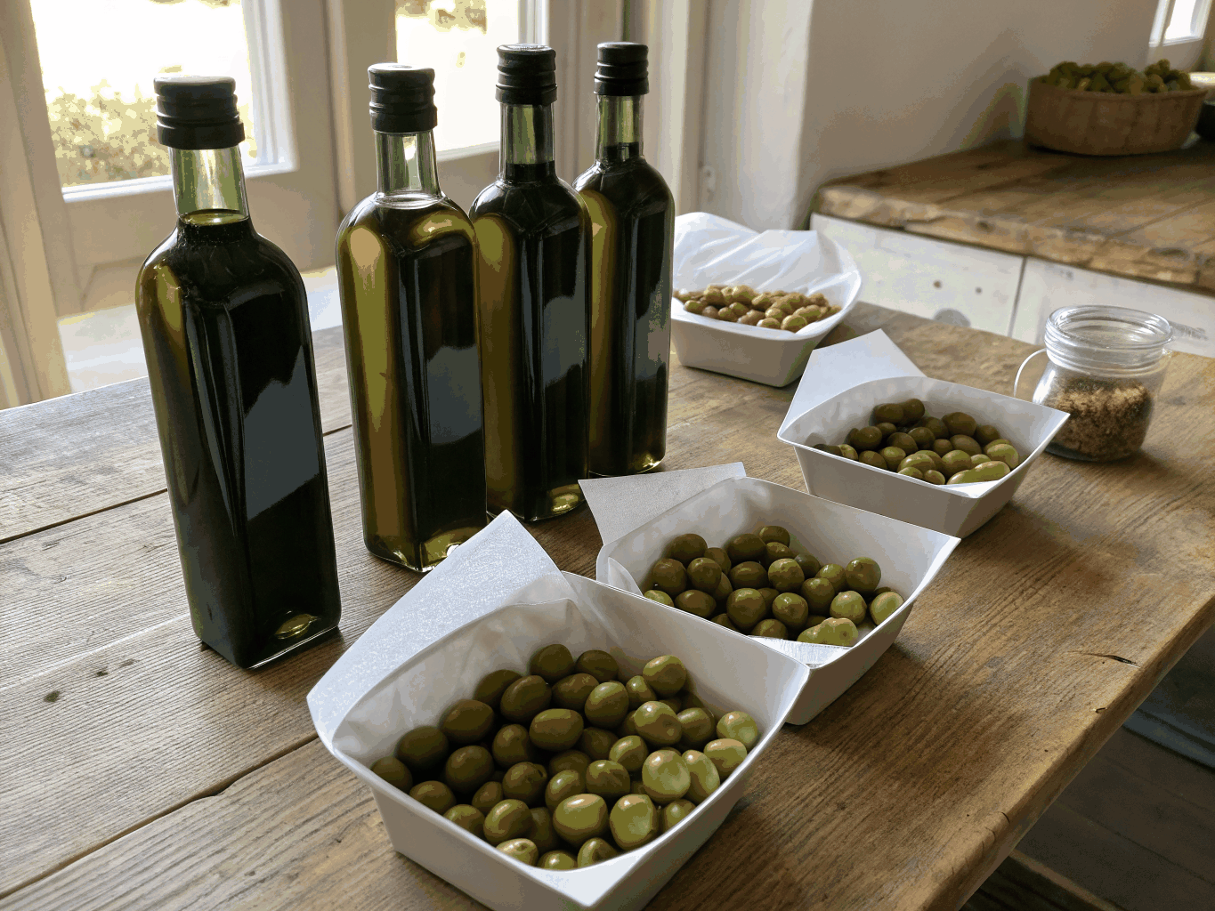 Premium imported olive oils and vinegars